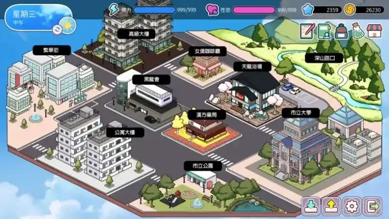背德浴场 中文界面 资料图