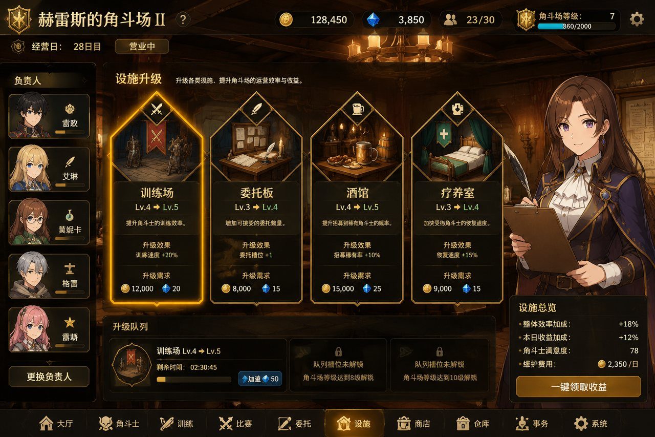 赫雷斯的角斗场Ⅱ 角色养成 展示图 4