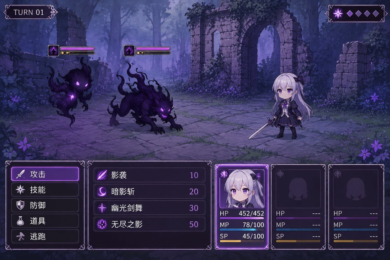 光与影的二重身 操作界面 展示图 2