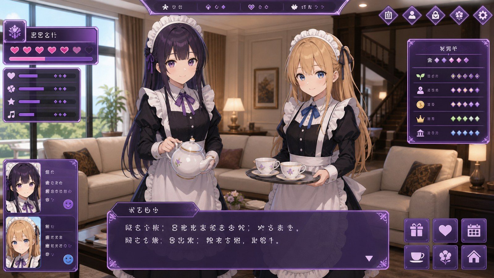 姊妹的侍奉 操作界面 资料图 4
