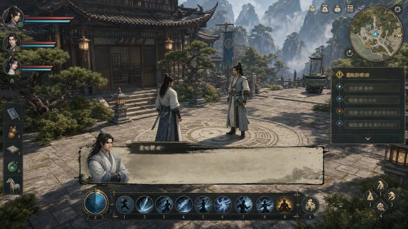 金庸群侠传5爱与死仙狐MOD六周年 探索场景 内容截图 6